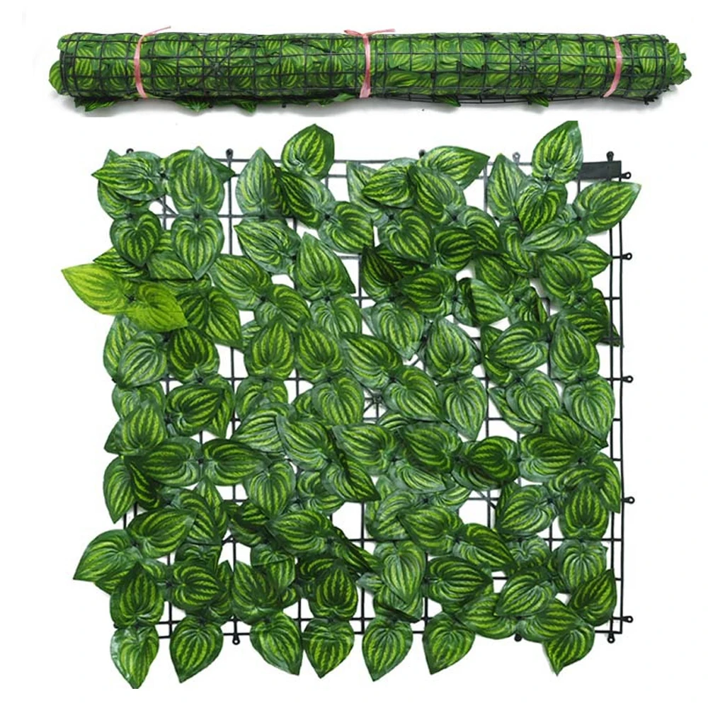 

Artificial Green Leaves Roll, DIY Garden Yard, Sunshade Vine, Outdoor Wall Fence, Indoor, Office, Home, Roof Decors, 300cm