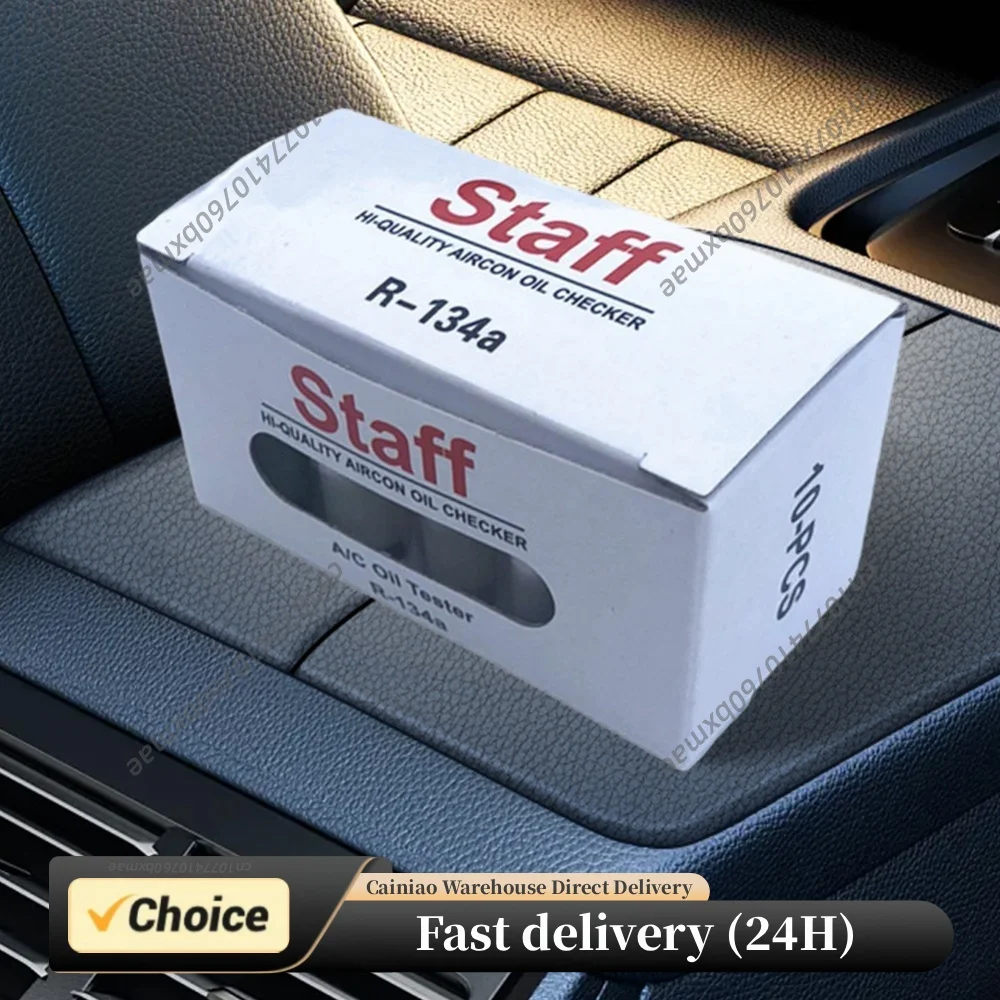 1/5/10Pcs Car Aircon Oil Checker R134A Auto Air Conditioning System Oil Tester Hi-quality Refrigeration Oil Testing Instrument