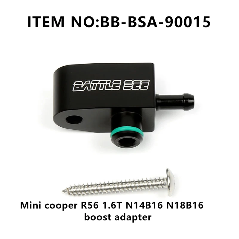 

Turbo Boost Tap Vacuum Adapter For MINI R56 N14B16 N18B16 1.6T Engine Battle Bee Aluminum Boost Sensor Gauge BB-BSA-90015