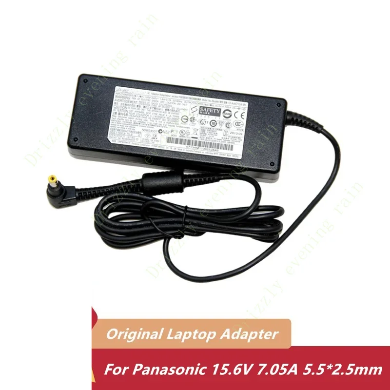 110W original AC adapter charger for Panasonic toughened book CF-19 CF-31 Cf-52 Cf-53 CF-AA5713A M1 M2 M3 15.6v 7.05a