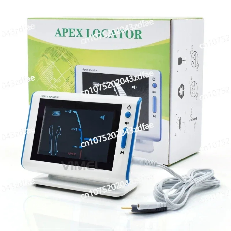 Dental Apex Locator Endodontic Apical Locator Endo Dentistry Equipment LCD Screen Dentist Root Canal Length Measuring Instrument