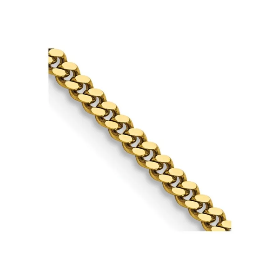 

Chisel Stainless Steel Polished Yellow IPplated 3mm 22 inch Curb Chain