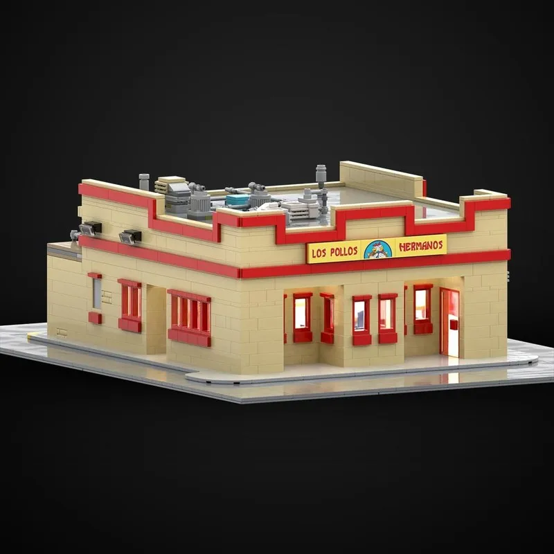 都市の街並みモックビルディングブリックレストランを破壊するモデルテクノロジーモジュラーブロックおもちゃDIY組み立てクリスマスセットギフト