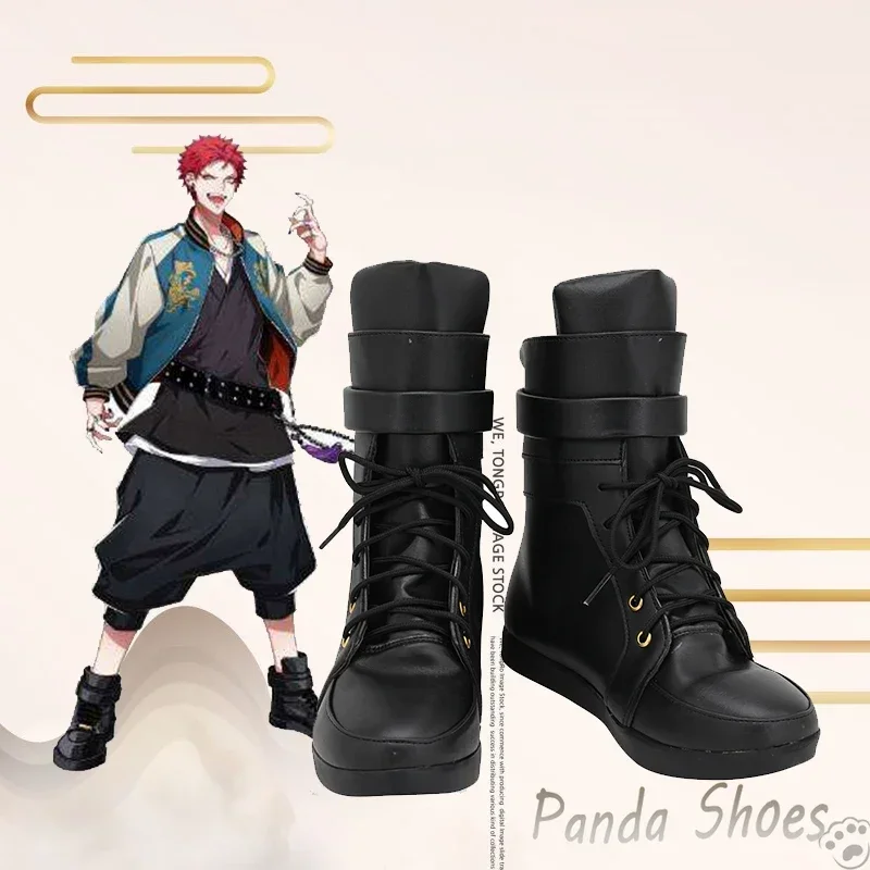 Division Rap Battle Evil Monk Cosplay Shoes Cos Boots Game Alternative Rap Battle Harai Kuko Cosplay Costume Prop Shoes