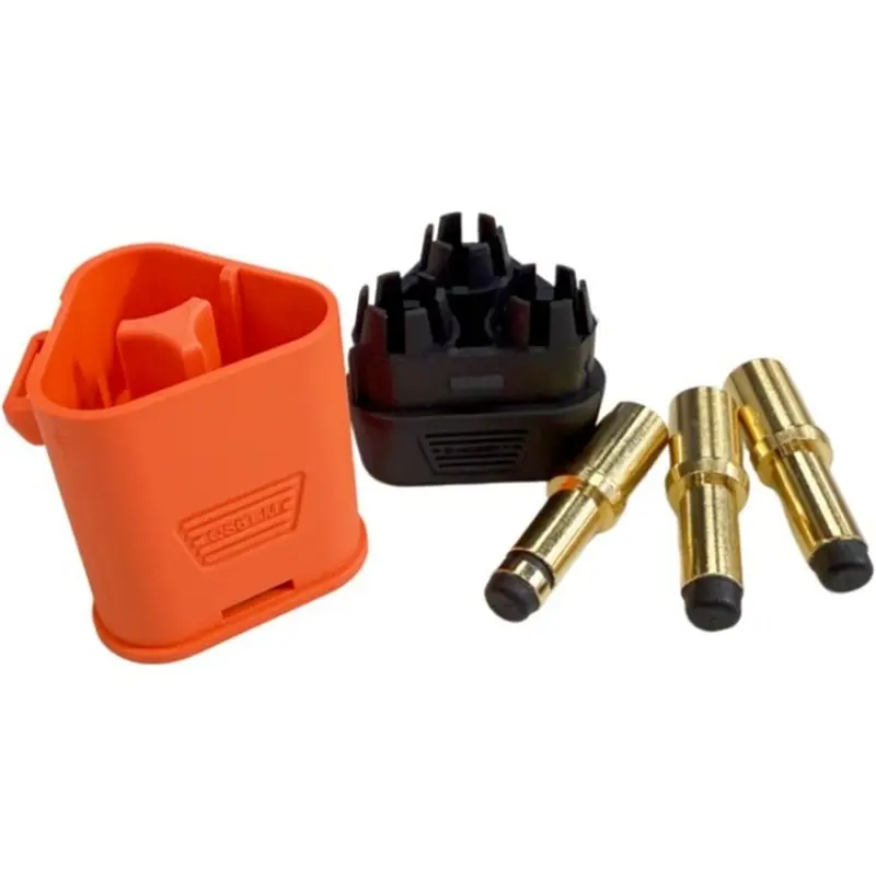 B50B-QS8T Connector With Locking Buckle For ESC Controller High Current Signal 3 Pin Three Wire Terminal Adapter Plug