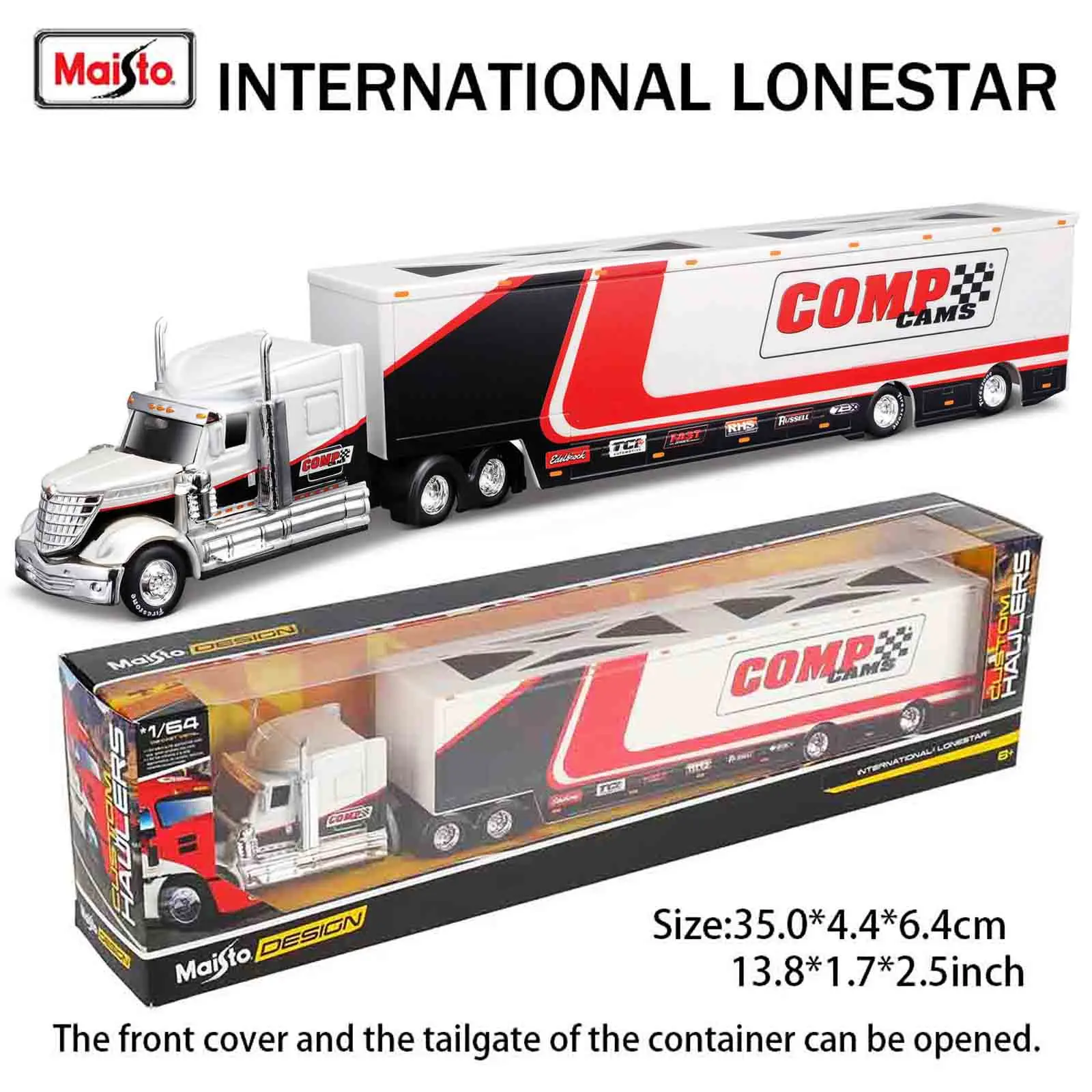 Maisto 1:64 International@ LoneStar® / Car Trailer Design elite transport die-cast precision model car Model collection gift