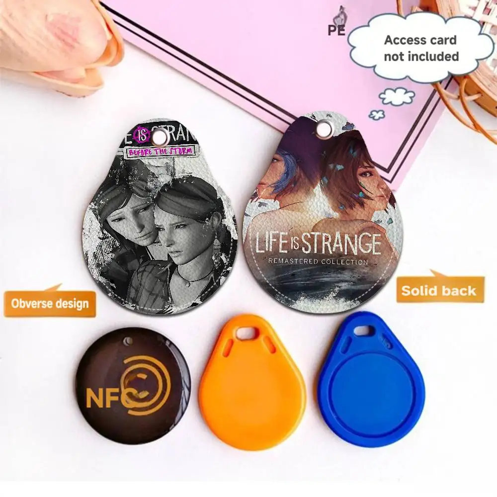 Life Is Strange 2 Game Movie Door Access Control Keychain Hotel Famliy Access Keys Protective Cover ID Card Tags Keyfob