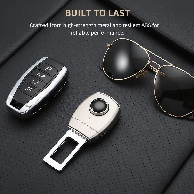 Car Alloy Seat Belt Clip Extender 1 Piece Plug Buckle Lock for Adult Safety Comfortable Long Drive Accessory