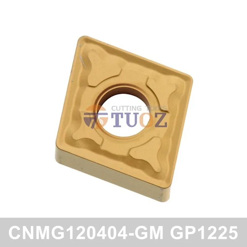 100% Original CNMG120404-GM GP1225 External Turning Tools Carbide Insert 120404 120408 120412 -GM CNC Lathe Cutter CNMG