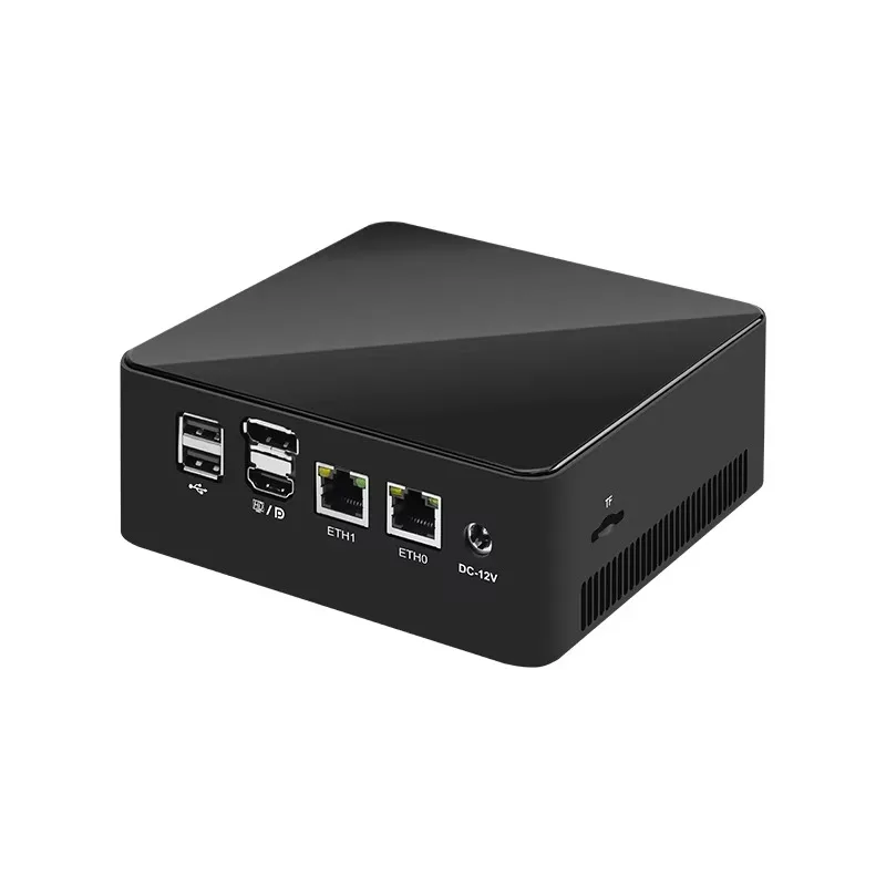 Topton Metal NAS Mini PC Office NUC In-tel 3 N350 N95 Firewall PC 2x2.5G LAN 2xNVMe DDR5 HD+DP+Type-C 3x4K HTPC Home Server