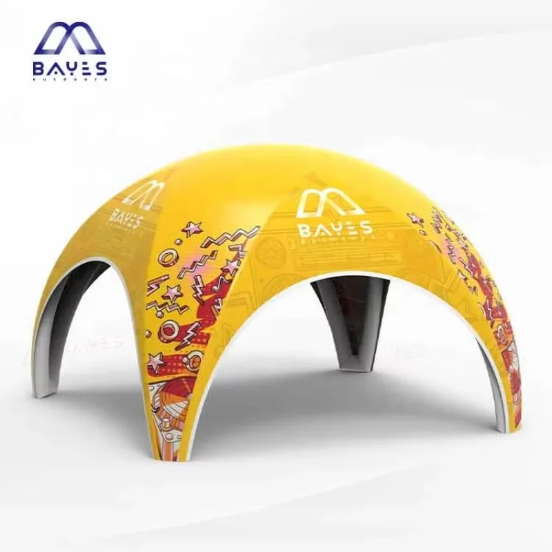 4x4 10x20 20x20, 2,6,12,20 Person Roof Big Blow Up Tent For Event, Air Sealed Inflatable Canopy Gazebo Tent Aufblasbares Zelt