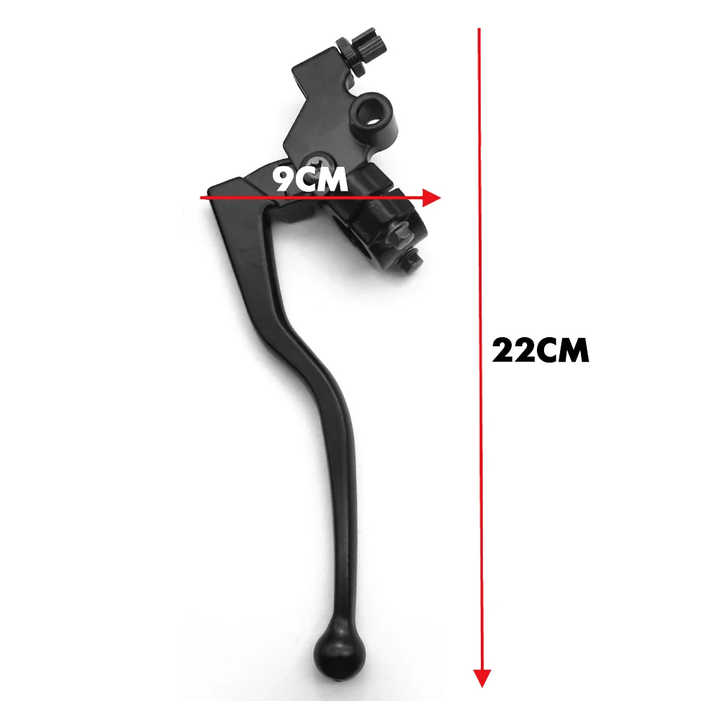 Black Aluminum alloy Handlebar Clutch Lever For Pit Dirt Bike Pitbike Motorcycle ATV Brake & Clutch Lever Cable Front Bra