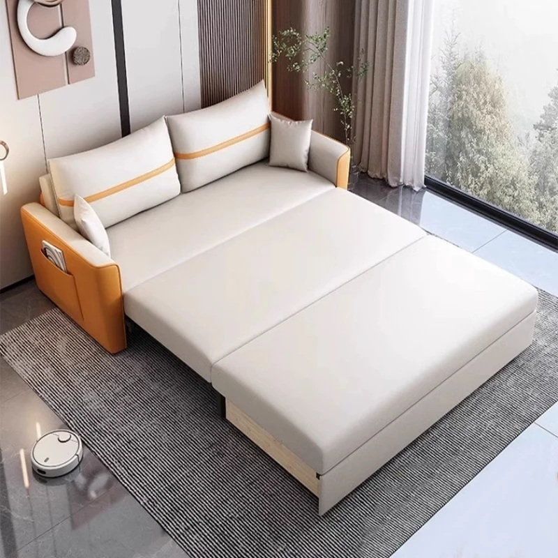 

Modern Nordic design apartment folding bed saves space folding sofa bed factory direct sales