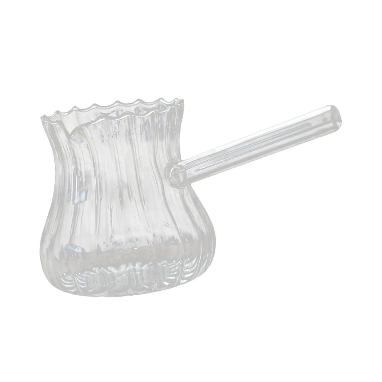 Milk Glass Cup Pouring Cup Mixing Mug Transparent Eagle Spout Milk Frother Coffee Cup with Spout for Bar Teahouse