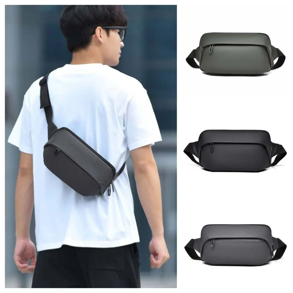 

Waterproof Men Chest Bag Shoulder Bag Oxford Cloth Sports Message Bag Large Capacity Japanese Style Crossbody Bag Travel