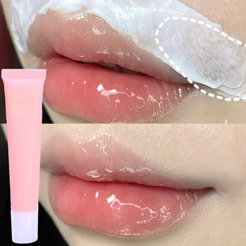 Painless Lips Hair Remover Cream Ladies Epilator Underarm Lip Body Hair Growth Inhibitor Repair Women Depilation Skin Care Set