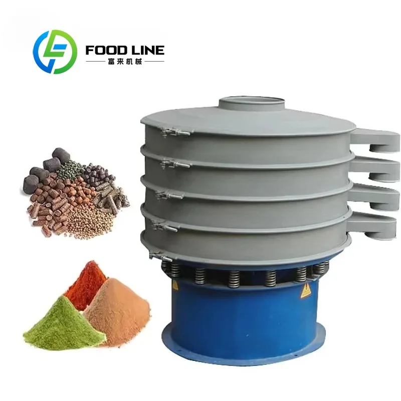 Customized Vibrating Sifter Machine Stainless Steel 304/316 Sieve Flour Sieving Machine
