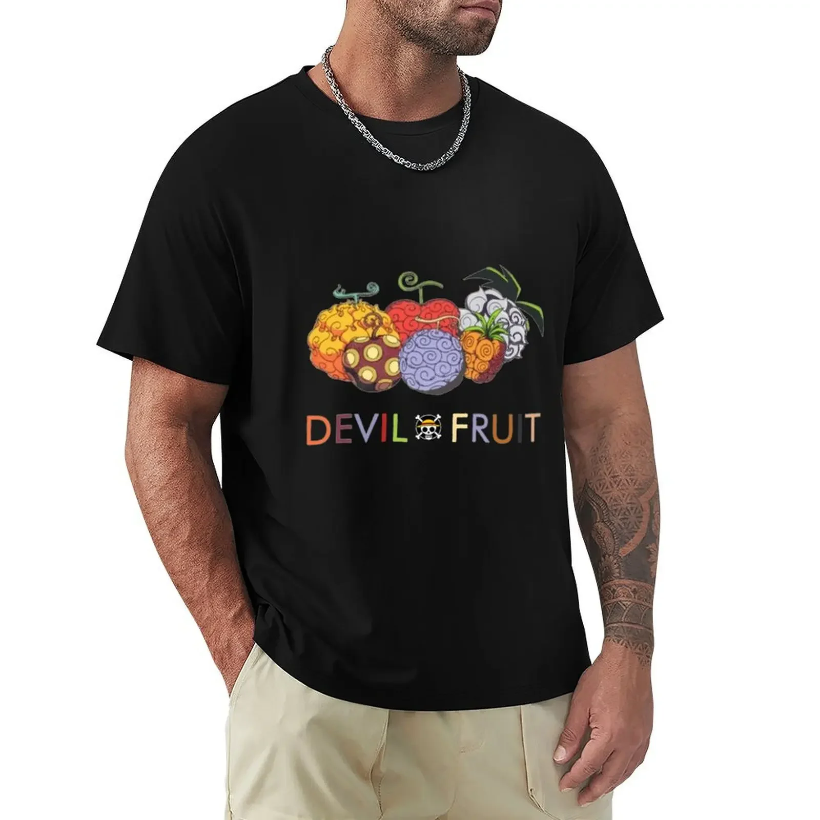 

Devil Fruit T-shirt Short sleeve tee cute clothes cute tops men clothes