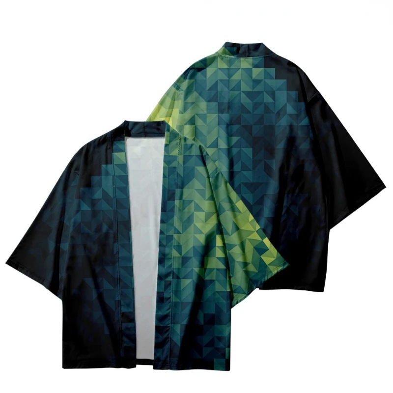 Kimono Haori traditionnel pour hommes et femmes, cardigan de mode japonaise Harajuku, robe taoïste trempée de style chinois