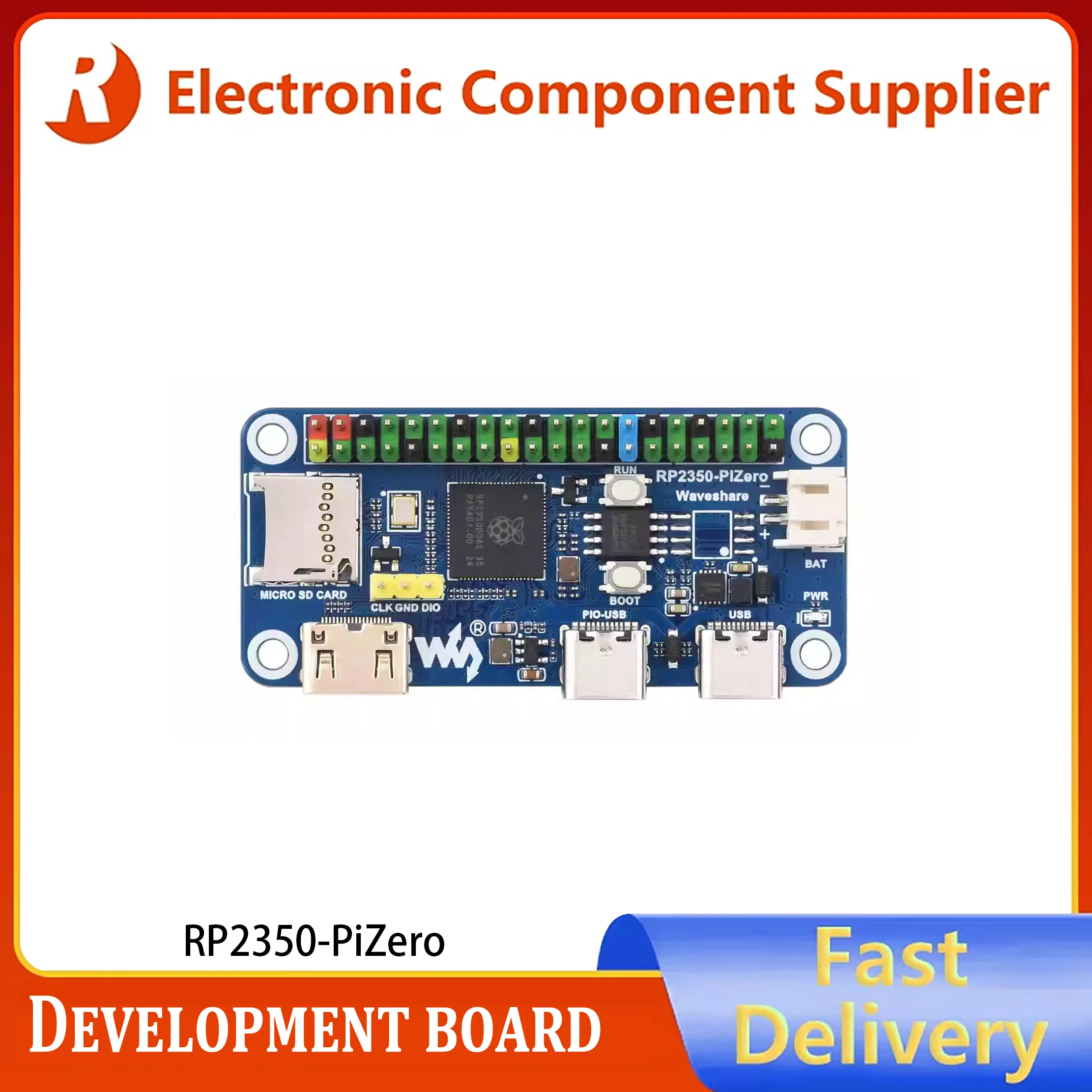 Raspberry Pi RP2350 PiZero development board Pico2 onboard DVI/SD card slot Type-C