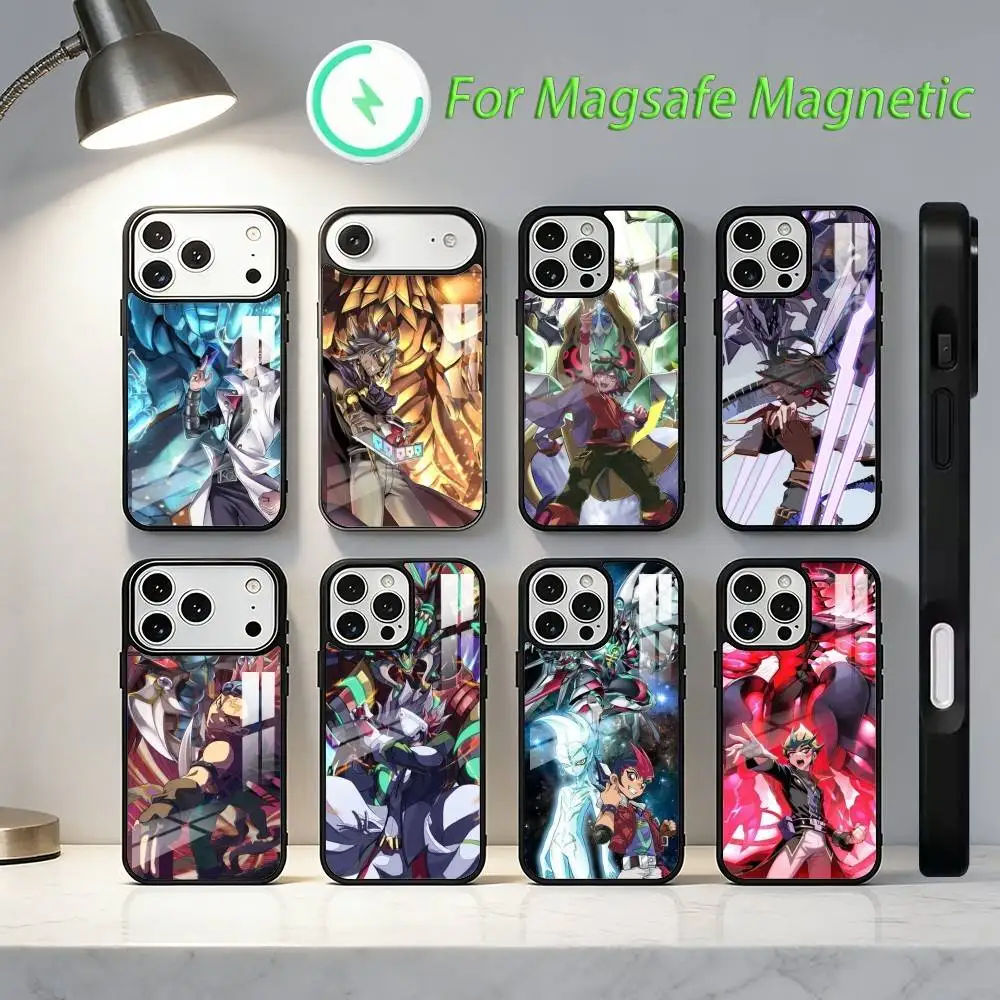 

Yu-Gi-Oh! Anime Protagonist Phone Case For iPhone17,16,15,14,13,12,11,Plus,Pro,Max For Magsafe Charging cover