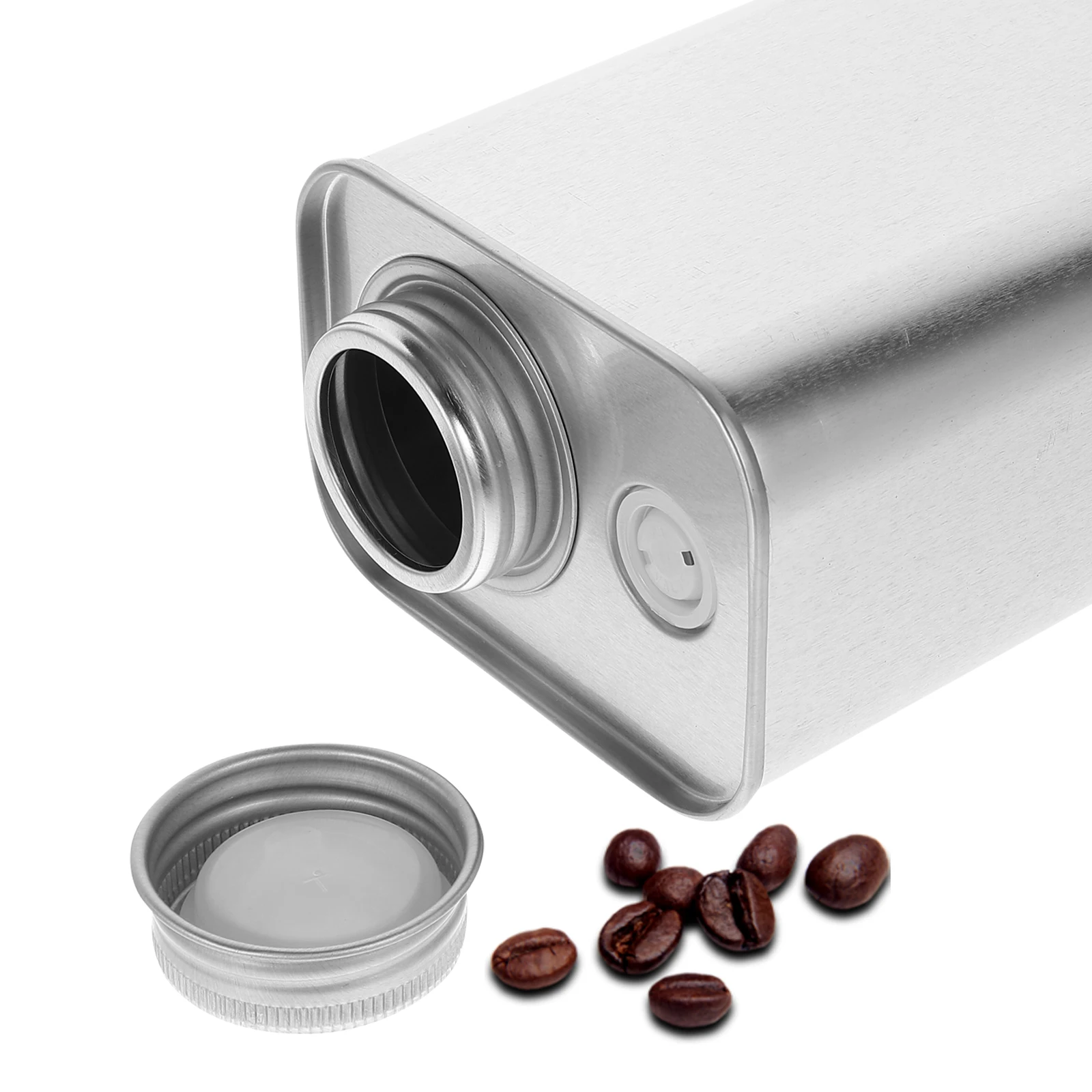 

2 Pcs Coffee Bean Storage Jar Canister Container Daily Use Tea Airtight Sealed Beans