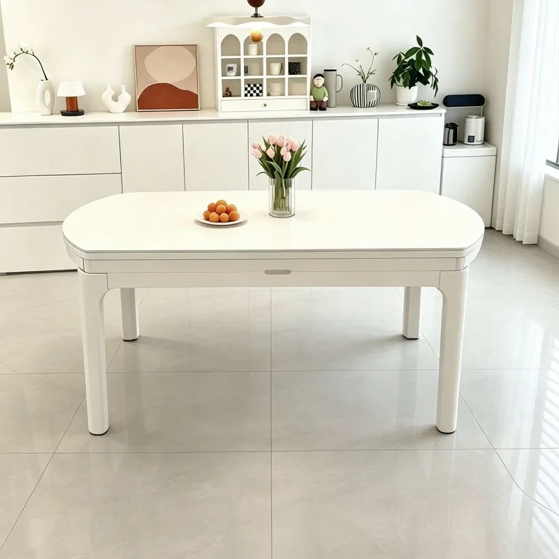 Luxury Modern Dining Table Nordic Chairs Lounge Designer Corner Space Saving Dining Table Coffee Small Muebles Home Furniture