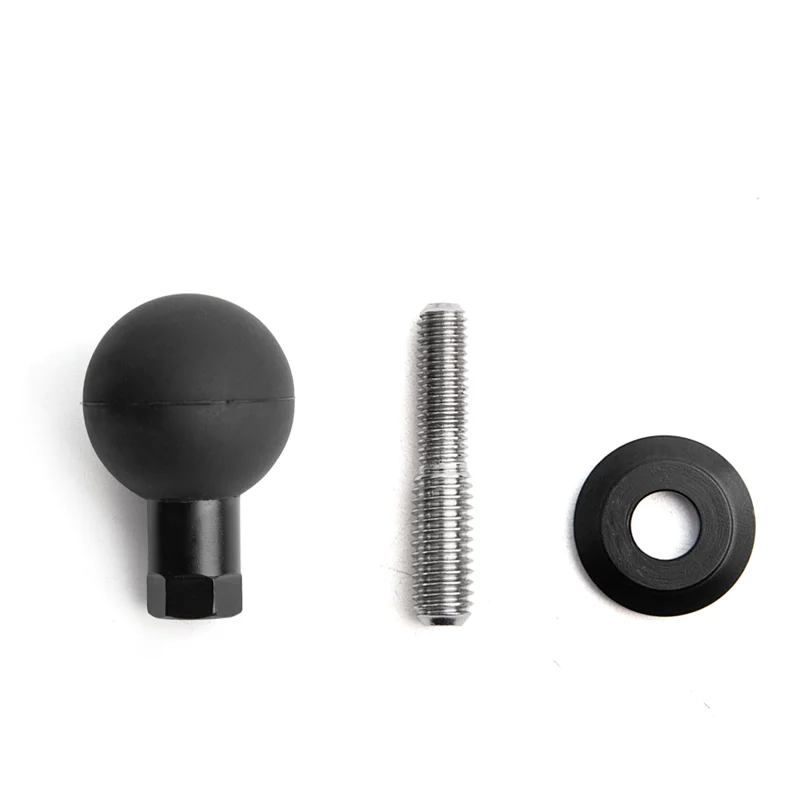 Panica17/25mm Ball Head Motorcycle GPS Holder Mount Motorcycle Base for GoPro Insta360 Camera Phone Water Cup Holder Accessories view 5