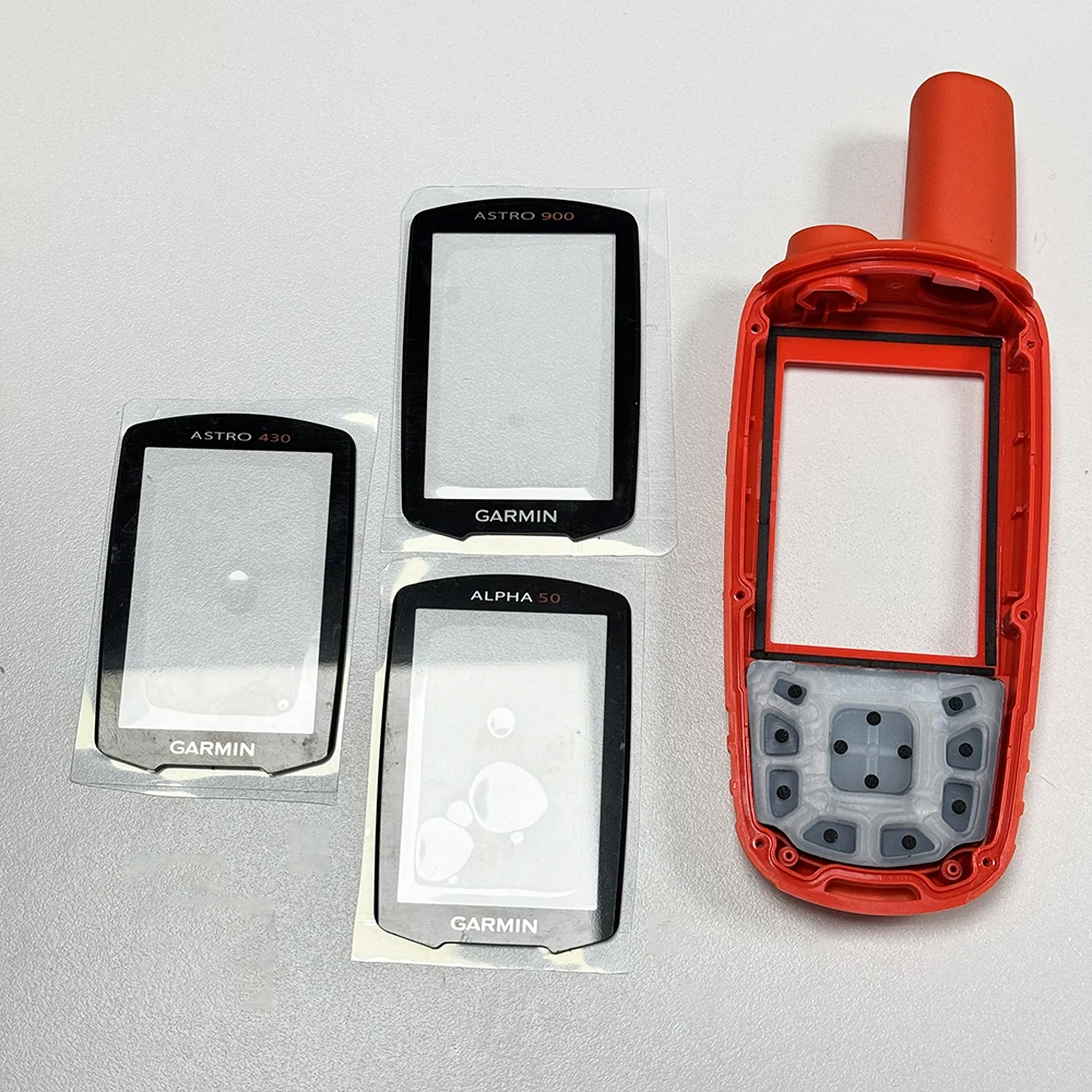 الإطار الأمامي ولوحة الشاشة الزجاجية للغارمين أسترو 430 900 ألفا 50 غطاء الإسكان زر الطاقة يده إصلاح جزء GPS