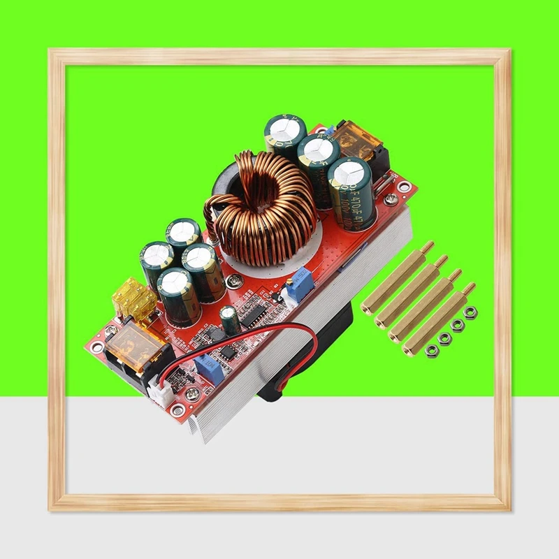 ABFT-2X 1500W 30A DC-DC Boost Converter Module 10-60V To 12-97V Voltage Step Up Converter Boost CC CV Power Supply Module
