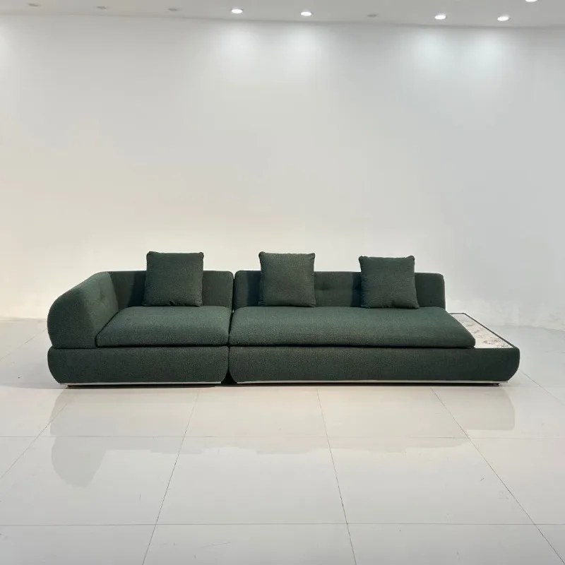 Straight row super moon sofa, living room villa princess large flat sofa combination