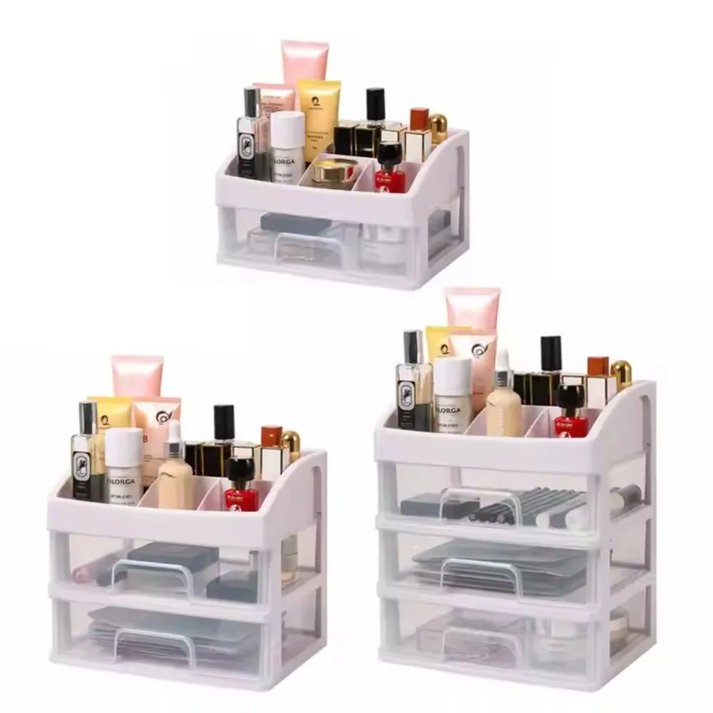 

Make Up Case Jewelry Container Box Makeup Organizer Drawers Plastic Cosmetic Storage Box Makeup Brush Holder Organizers