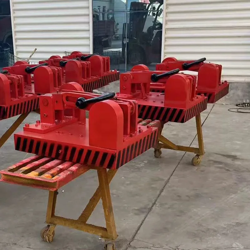 Lifting Automatic permanent magnet chuck crane 4 times tension steel plate 1/2/3/5T self-priming crane