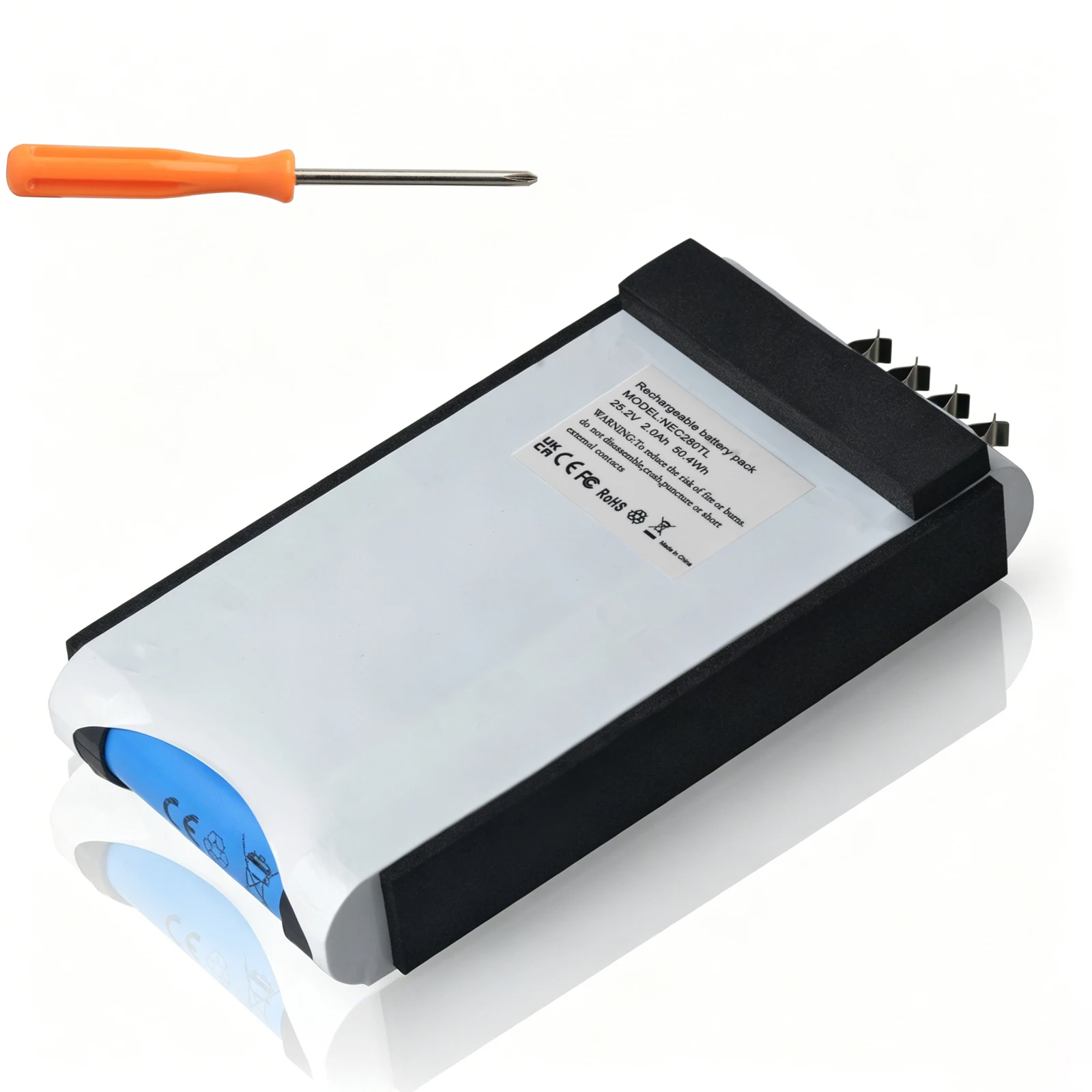 

2000mAH NEC280TL Vacuum Cleaner Battery for Eureka NEC280TL NEC285GR NEC185 NEC101 Cordless Vacuum Cleaners for Cleaning Tools