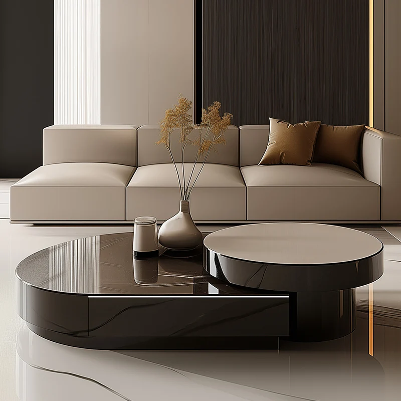 

Italian Storage Design Coffee Table Aesthetic Extendable Minimalist Unique Coffee Table Space Saving Mesa Centro Salon Furniture