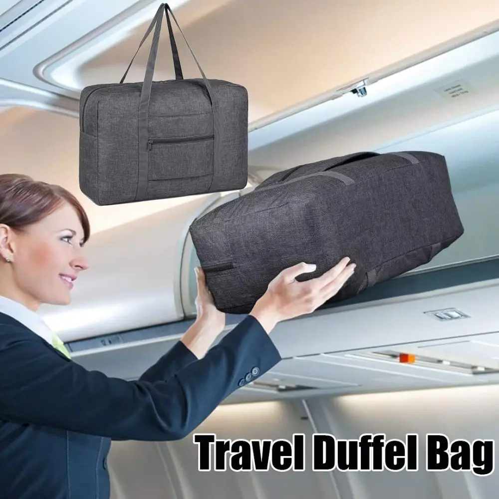 Hot Underseat Travel Duffel Bag Foldable Carry-on Carry-on Luggage Bag Convenient Personal Item Bag For Airlines Travel Vacation