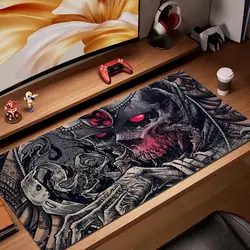 Dark Horror Skull Mouse Pad Large Size Game Mousepad Gaming Keyboard Table Mat Natural Rubber Office Decoration Carpet Mouse Mat