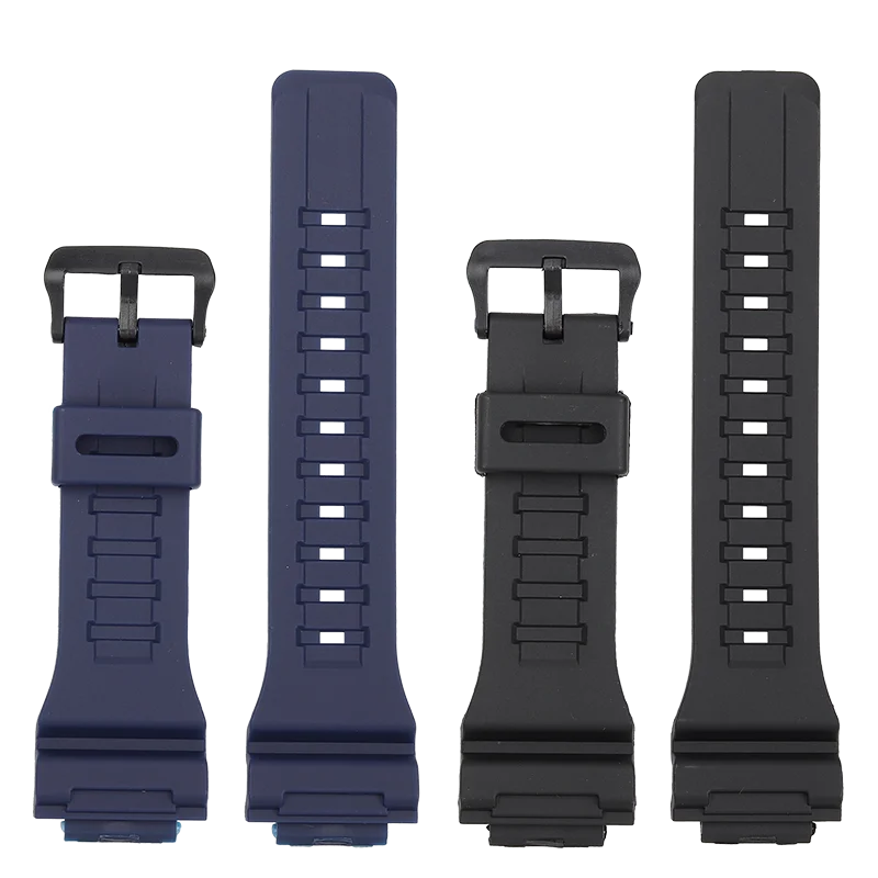 Resin Watch Strap For Casio AQ-S810W SGW-300H AE-1000W W-S200H F-180WH AEQ-110W MRW-200H W-215 AE-1200 Men silicone Watchband 18