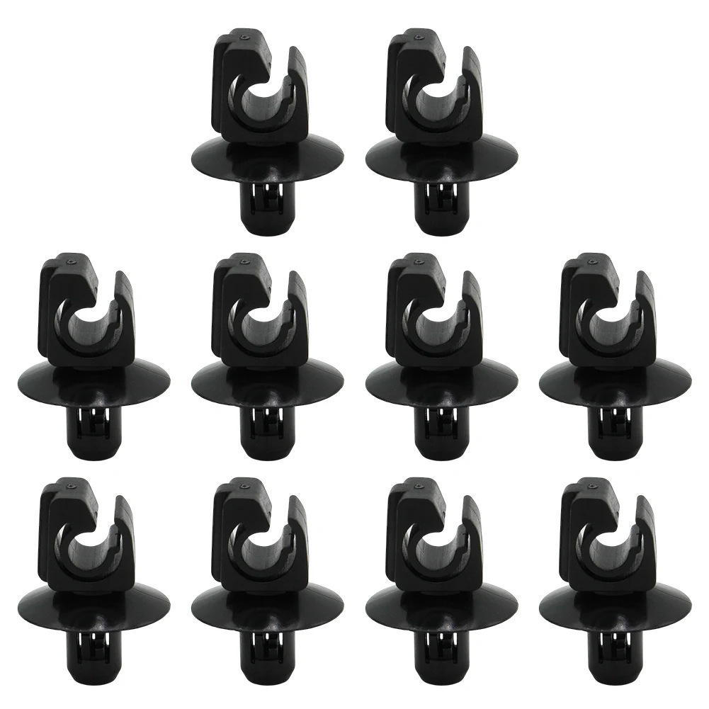 

Brake Pipe Holder Rear Brake Hose Clips Easy Installation Enhanced Aesthetics High Universality Fitment Black Holder