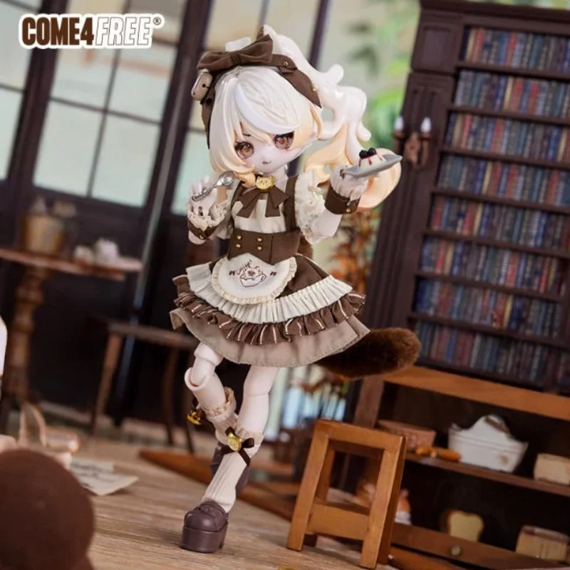 Come4free Minty 1/8 Bjd Doll Clothes Khaki Brown Dress Set New In Stock - view 4
