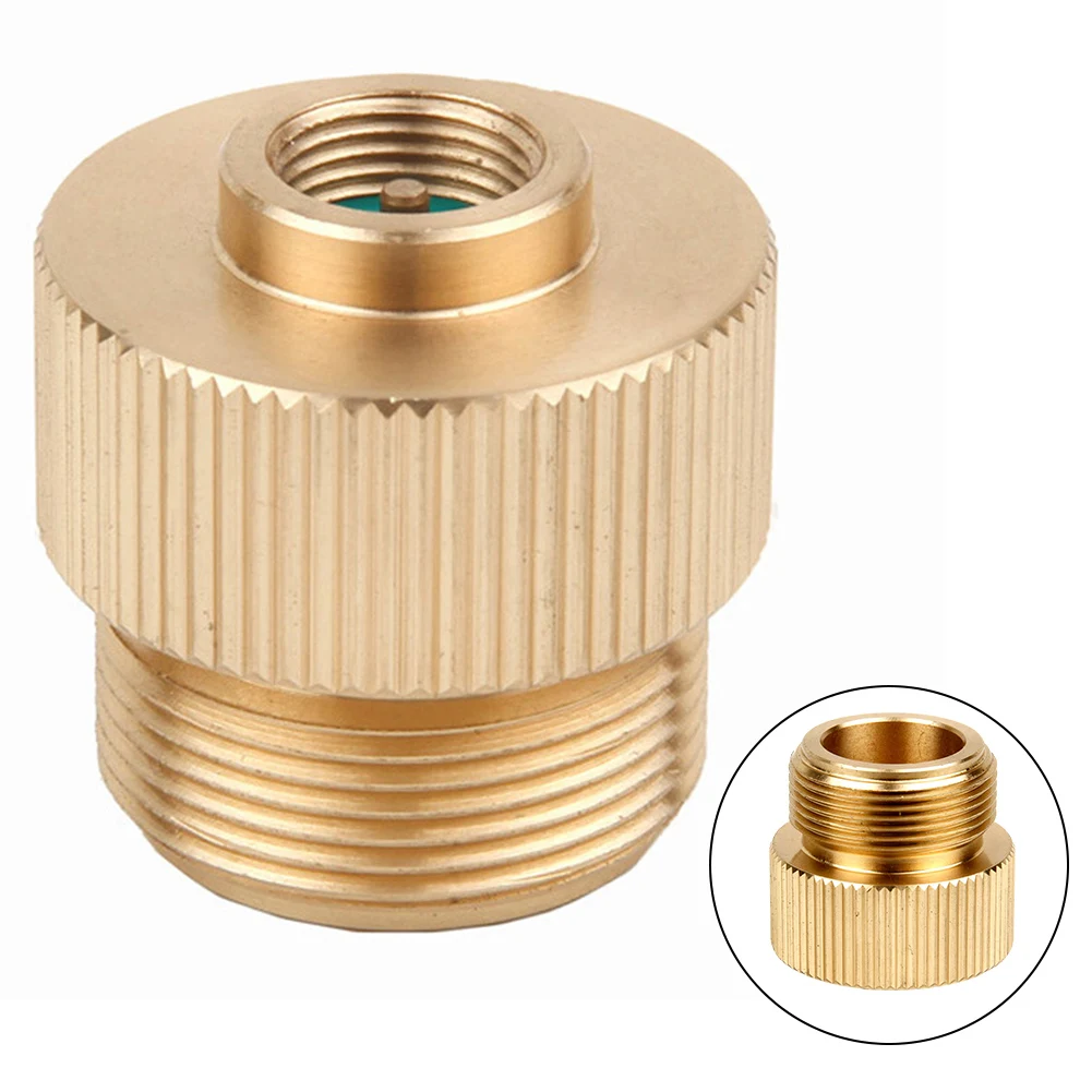 1 st Camping Kachel Gas Tank Adapter Klep Aluminium Camping Wandelen Kachels Koken Benodigdheden Voor MAPP Gas Tank Accessoires