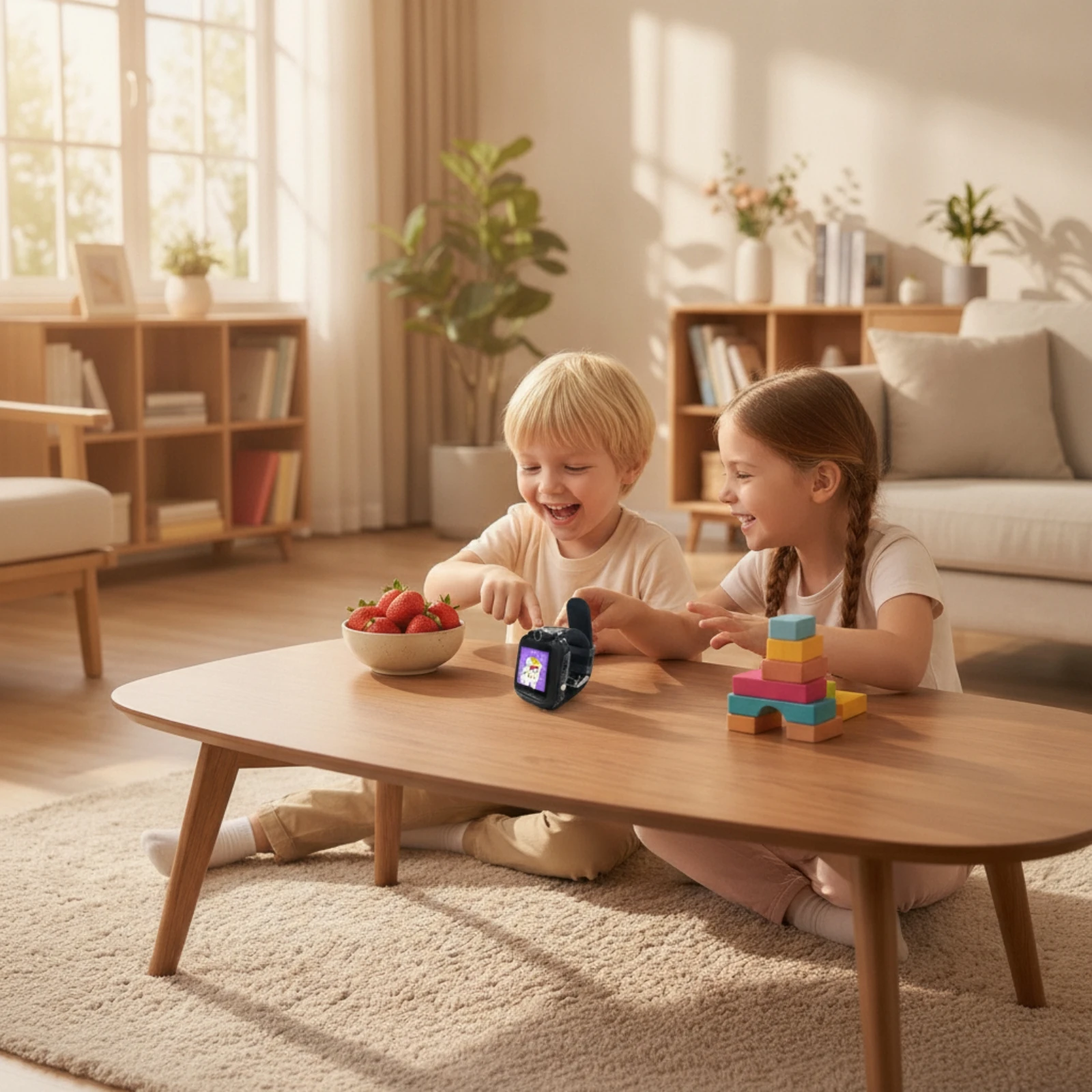 Phone Watch 4G Smartwatch with Camera for Children, School, Outings
