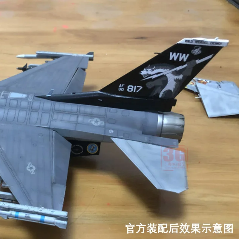 مقياس Fab F-16CJ ابن عرس بري ملصق مائي طلاء خاص 1/32 -1/144