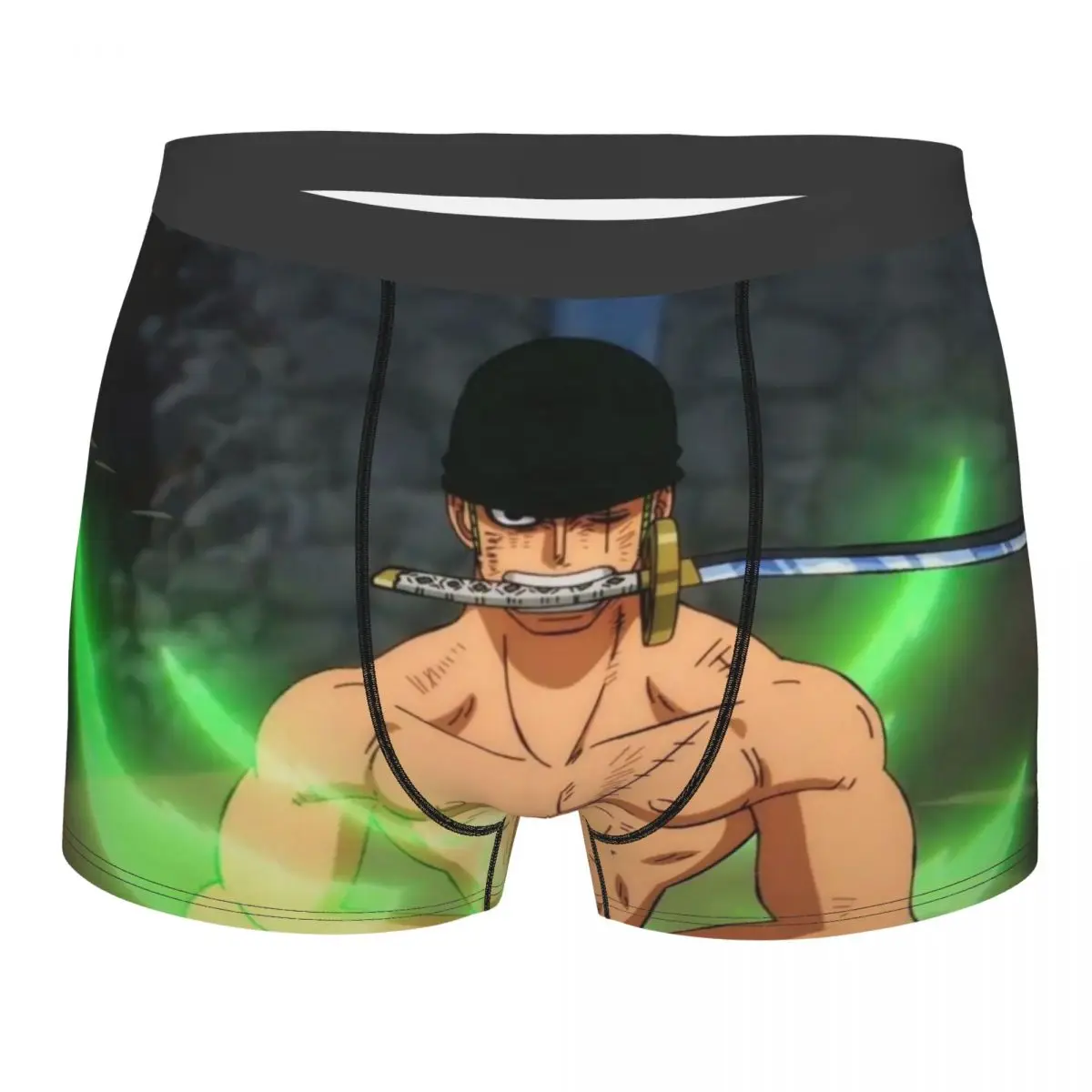 لوفي زورو توني تشوبر أنيمي الملاكمين متعة الملابس الداخلية الملاكم السراويل الكمامة هدية للرجل #1