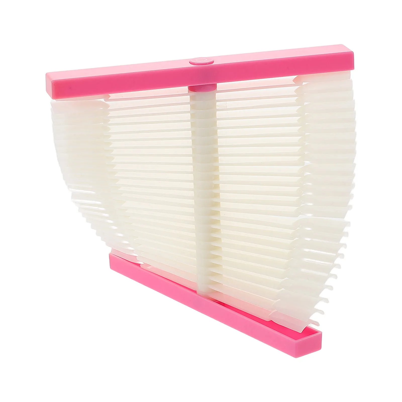 

48 Colors Nail Practice Tips Rotating Display Board for Manicure Art Teaching Home DIY Templates Comprehensive Selection Pink