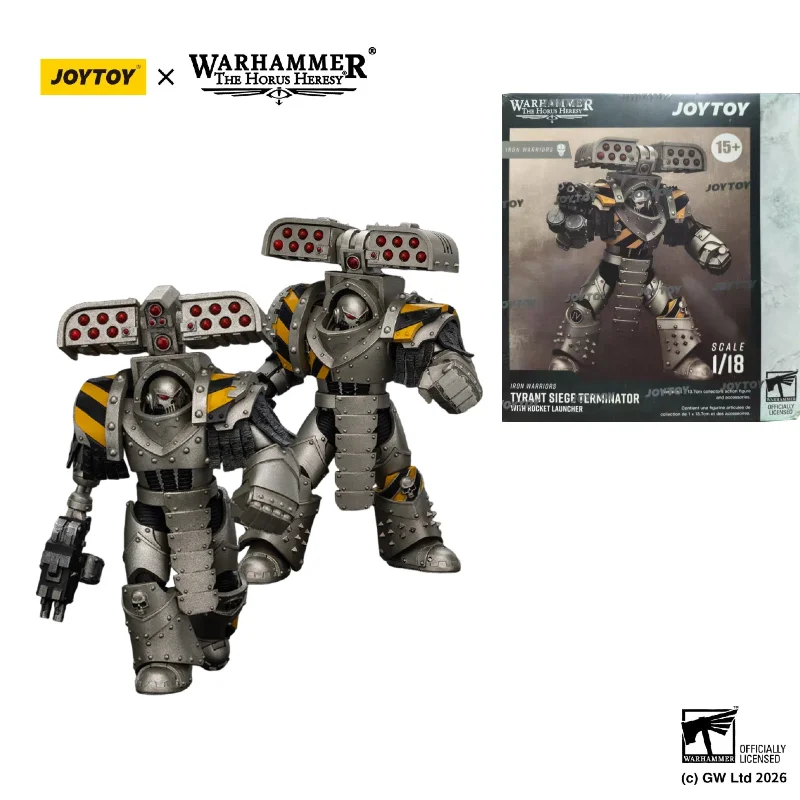 

In Stock 1:18 Scale JOYTOY Warhammer 30K Iron Warriors Tyrant Siege Terminator JT01475 Action Figure Anime Model Collectible Toy