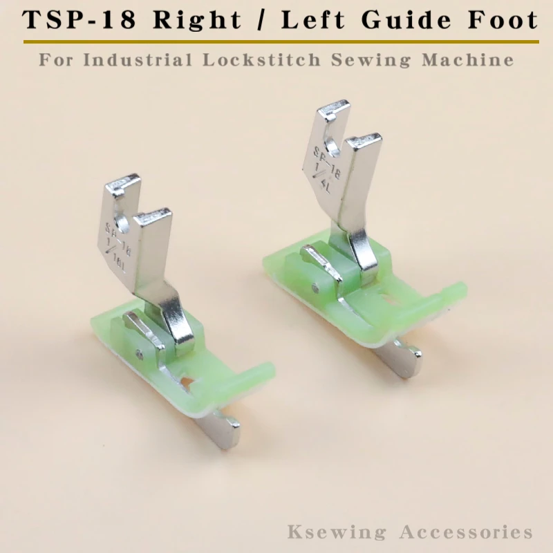 TSP-18 Right / Left Edge Guide Plastic Presser Foot For Industrial Lockstitch Sewing Machine Apparel Accessories JUKI BROTHER