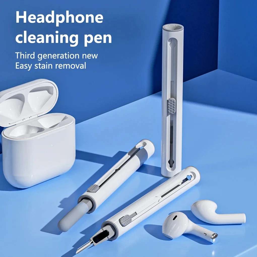 Cleaner Kit for Airpods Pro 1 2 Bluetooth Earbuds Cleaning Pen Airpods Pro Case Cleaning Tools for iPhone Xiaomi Huawei Samsung