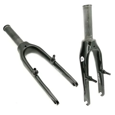 Sr Suntour XCM XCR EPICON RAIDON 프론트 포크 댐퍼, 원격 제어 스위치, 댐핑 컨트롤러, 와이어 제어 스위치 Best5 11 Litepro 초경량 탄소 섬유 프론트 포크, O.L.D 74mm 접이식 자전거 탄소 섬유 프론트 포크 호환, Dahon bay412 K3, 14 인치, 16 인치