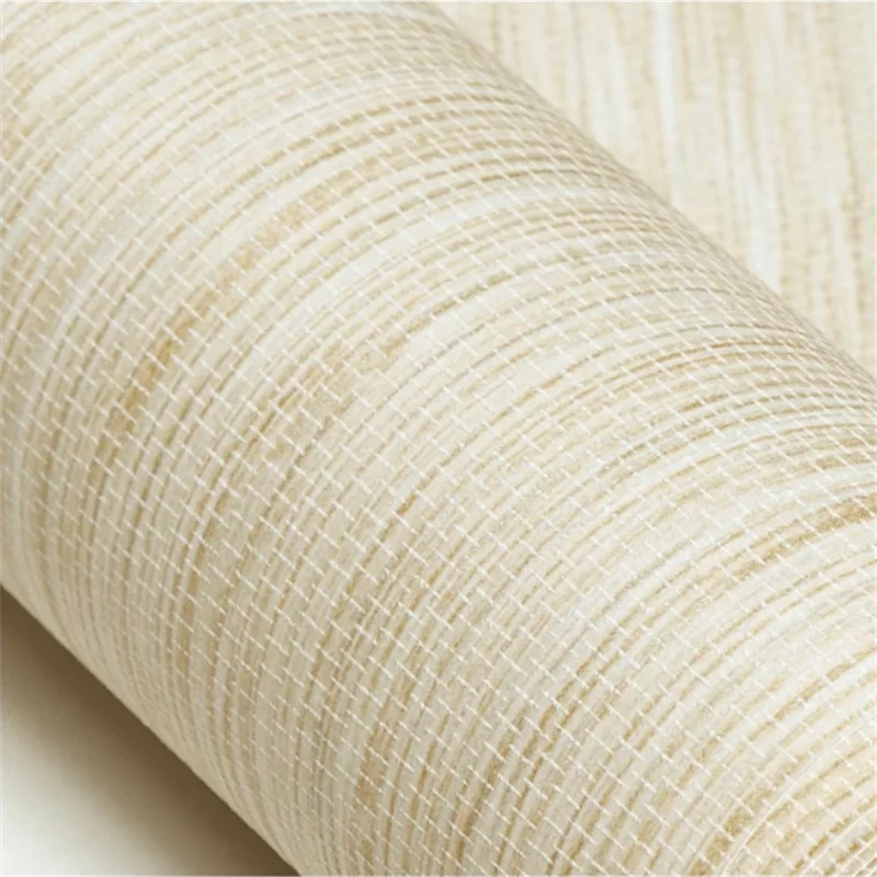 

Проект однотонных обоев для гостиничных спален, нетканая ткань, самоклеящиеся обои с японским льняным узором, домашний декор